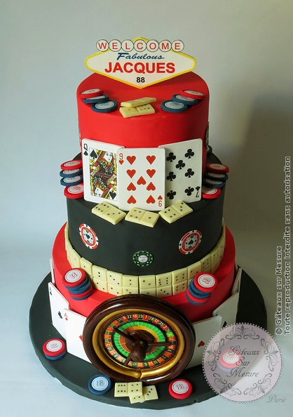 Cake Design - Pièce montée Casino 2 - Gâteaux sur Mesure Paris - anniversaire, atelier pâte à sucre, cake design, cake design Paris, casino, ecole cake design, formation, formation cake design, formation professionnelle, France, gateau design, gateau original, gateau pate a sucre, gateau personnalisé, gateau sur commande, gateau sur mesure, gateaux spectaculaires, Las Vegas, mariage, Paris, patisseries decoratives, pièce montée, wedding cake